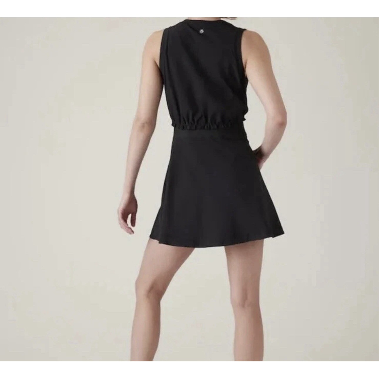 Athleta Venture Out Dress Women's Size 16 Plus Black Sport Casual Travel Stretch